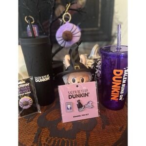 SALEM Dunkin' Purple Or Blk Tumbler & Tote + 1 Free Gimme! See Desc